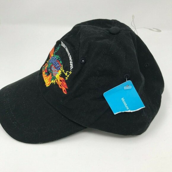Team Caribbean Soul Baseball Hat Cap Igwanna Go Fast Black Embroidered NWT - Picture 3 of 5